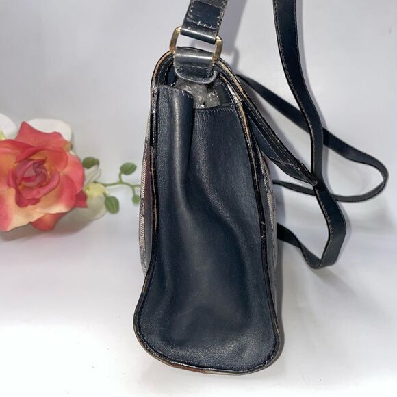 Authentic GUCCI Blue Web Ophidia Front Flap Shoulder Bag Crossbody - Picture 5 of 12